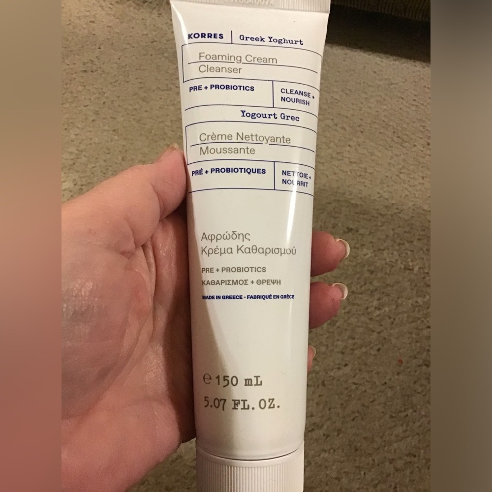 KORRES GREEK YOGHURT FOAMING CRÈME FACIAL CLEANSER NEW NO BOX FRESH
